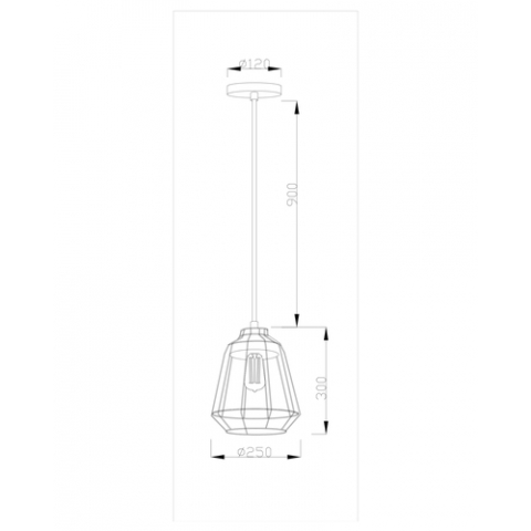 Подвесной светильник Moderli V1370-1P Hozy 1*E27*60W