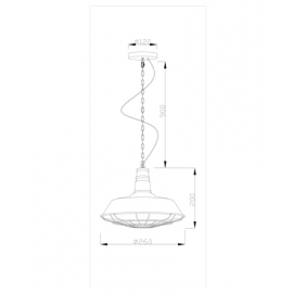 Подвесной светильник Moderli V1390-1P West 1*E27*60W