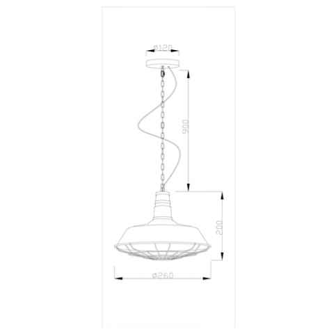 Подвесной светильник Moderli V1390-1P West 1*E27*60W