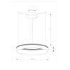 Светодиодная подвесная люстра Moderli V1723-PL Via LED*50W
