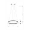 Светодиодная подвесная люстра Moderli V1753-PL Bona LED*38W
