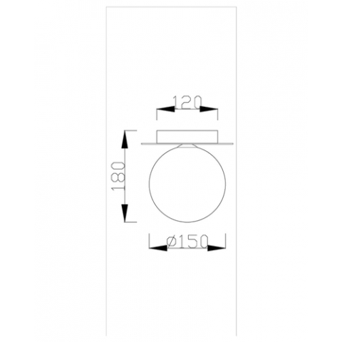 Настенно-потолочный светильник Moderli V2059-W Covey 1*G9*5W