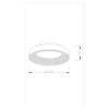 Светодиодный потолочный светильник Moderli V2282-CL Piero LED*28W