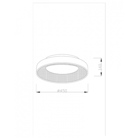 Светодиодный потолочный светильник Moderli V2282-CL Piero LED*28W