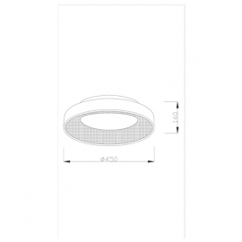 Светодиодный потолочный светильник Moderli V2284-CL Piero LED*28W