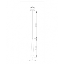 Светодиодный подвесной светильник Moderli V2364-PL Capital LED*3W