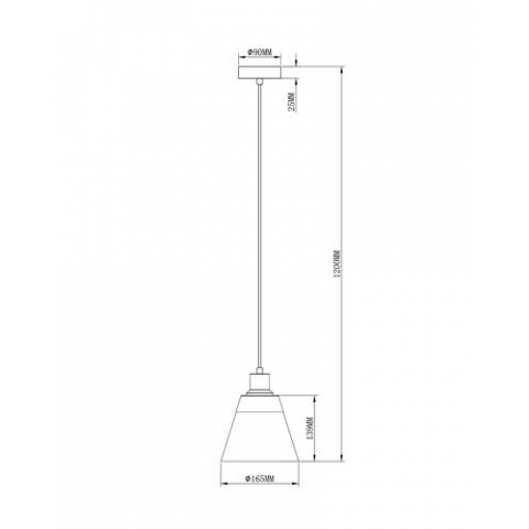 Подвесной светильник Moderli V2780-1P Brizzi 1*E27*60W