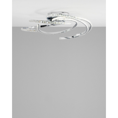 Светодиодная потолочная люстра с пультом Moderli V2785-CL Ello LED 170W