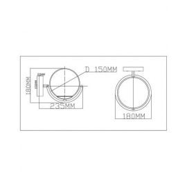 Настенный светильник Moderli V2901-1W Diana 1*E14*5W