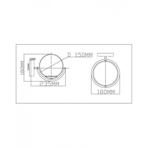 Настенный светильник Moderli V2901-1W Diana 1*E14*5W