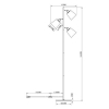Торшер Moderli V3050-3F Floor 3*E27*60W