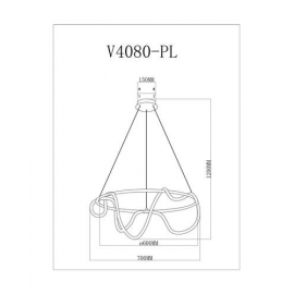 Подвесной светодиодный светильник Moderli V4080-PL True