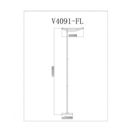 Светодиодный торшер Moderli V4091-FL True
