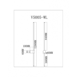 Настенный светодиодный светильник Moderli V5005-WL Ricco