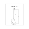 Светодиодный подвесной светильник Moderli V5024-3PL Store