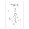 Светодиодная люстра на штанге Moderli V5080-CL Arista