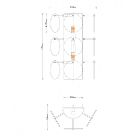 Бра Moderli V7081-2W Komo