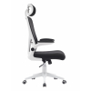 Кресло офисное TopChairs Airone белый с черной сеткой