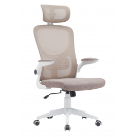 Кресло офисное TopChairs Airone бежевый ткань