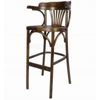 Барный стул Роза цвет орех 313 с подлокотниками