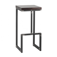 Барный стул Орион с деревянным сиденьм