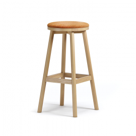 Барный стул с мягким сиденьем Jaap