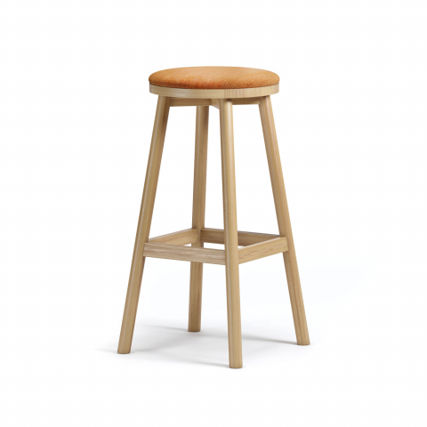 Барный стул с мягким сиденьем Jaap