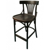 Венский барный стул Венеция каркас деревянный, сиденье жесткое