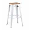 Стул барный TOLIX WOOD белый глянцевый