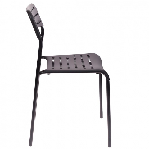 Стул UNO черный стопируемый