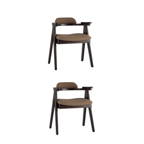 Стул обеденный OLAV кофейный 2 шт.