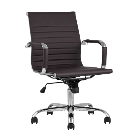 Кресло офисное TopChairs City S коричневое
