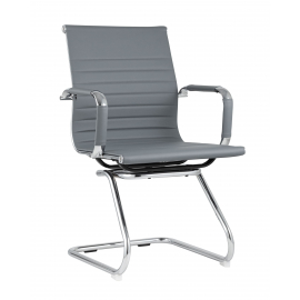 Кресло для посетителей TopChairs Visit серое