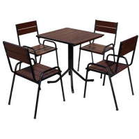 Уличный комплект Фазенда стол и 4 стула