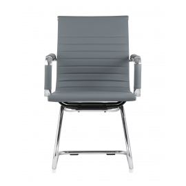 Кресло для посетителей TopChairs Visit серое