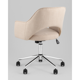 Кресло офисное Кларк рогожка бежевый
