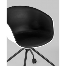 Кресло офисное LIBRA NL экокожа белый