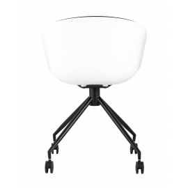 Кресло офисное LIBRA экокожа белый