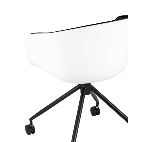 Кресло офисное LIBRA экокожа белый