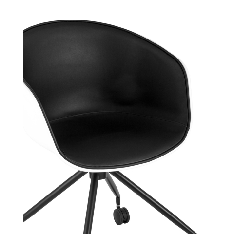 Кресло офисное LIBRA экокожа белый