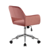 Кресло офисное Ross велюр розовый