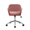 Кресло офисное Ross велюр розовый