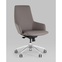 Кресло офисное TopChairs Bow серый