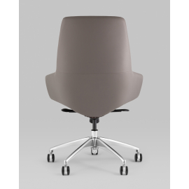 Кресло офисное TopChairs Bow серый