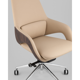 Кресло офисное TopChairs Reign бежевый