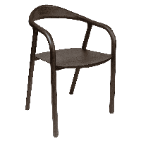 Деревянное кресло Осмо с подлокотниками цвет рич