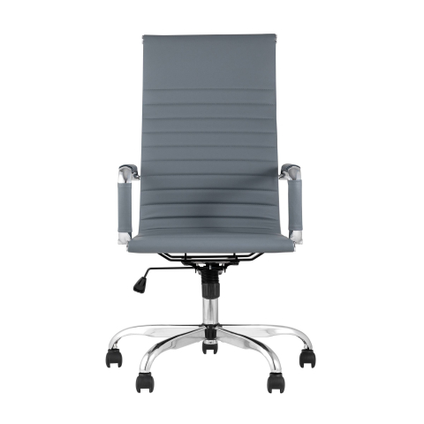 Кресло руководителя TopChairs City серый