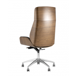 Кресло руководителя TopChairs Crown, черное УЦЕНКА