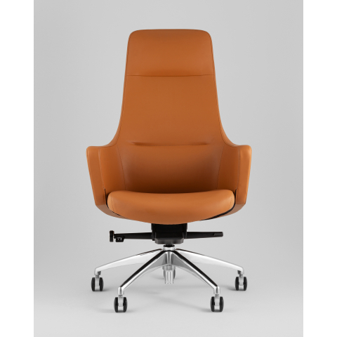 Кресло руководителя TopChairs Ferris коричневое