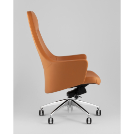 Кресло руководителя TopChairs Ferris коричневое